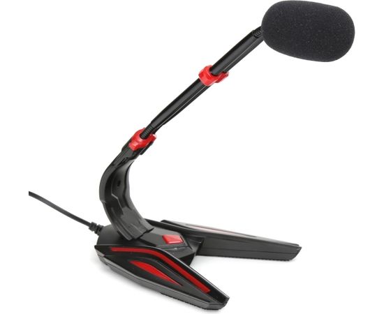 Omega microphone Varr Spider VGMD2, red