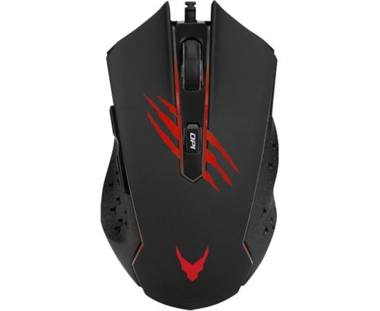 Varr VGMB04 Gaming Spēļu Pele / RGB / 1200-3600 DPI / USB / Melna