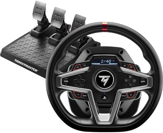 Stūre ar pedāļiem Thrustmaster T248 Black PC, PlayStation 4, PlayStation 5