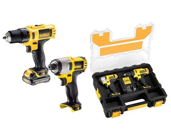 Dewalt DCK211D2T-QW 2 instrumentu komplekts XR Li-Ion 10.8V, DCD710 urbjmašīna-skrūvgriezis Li-Ion XR