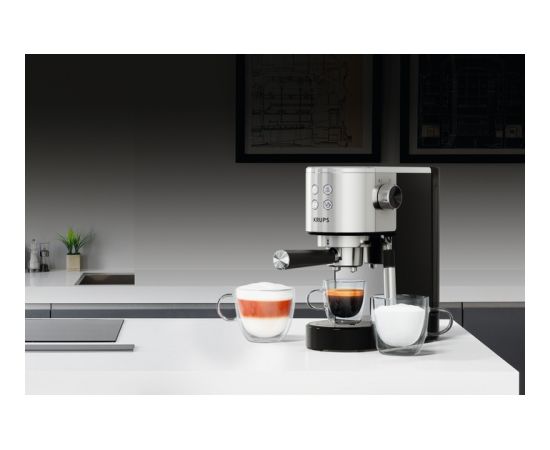 KRUPS XP442C11 Steam&Pump Virtuoso espresso kafijas automāts ner. tēr. Kafijas aparāti