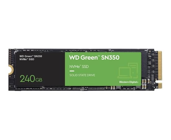 SSD M.2 240GB WD Green SN350 NVMe PCIe 3.0 x 4