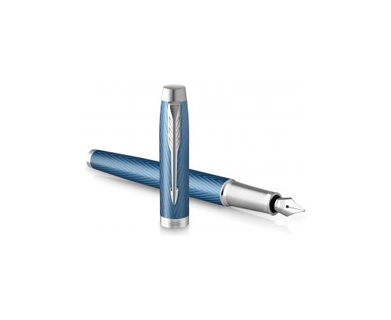 Pildspalva PARKER IM Premium Blue Grey Fine CT