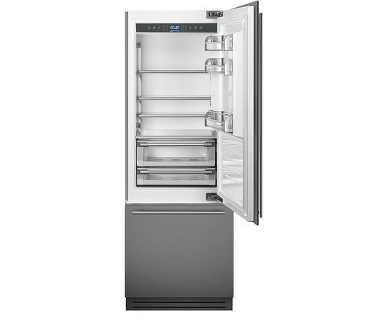 Smeg RI76RSI Universale Right Stainless steel ledusskapis 205cm