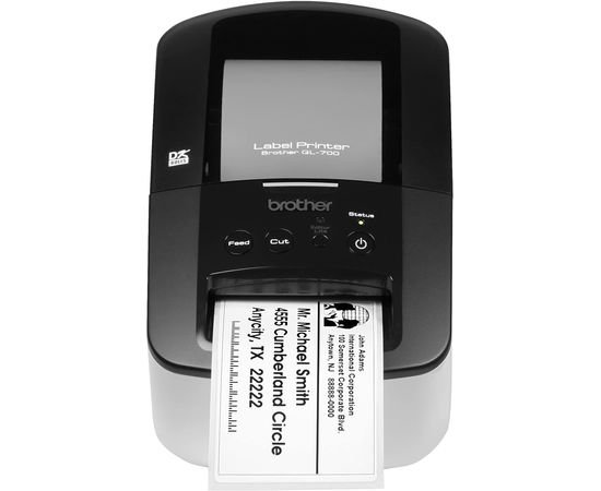BROTHER  QL-700 uzlīmju printeris (USB, 300x600dpi, 62mm)