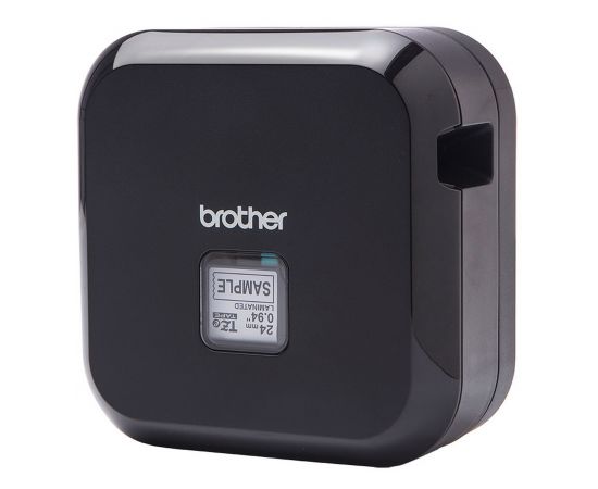 BROTHER PT-P710 CUBE Plus melns galda uzlīmju printeris (USB, 3.5-24mm, Bluetooth, akumulators ar adapteri)