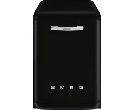 SMEG LVFABBL3 50's Style 60cm Trauku mašīna Melna