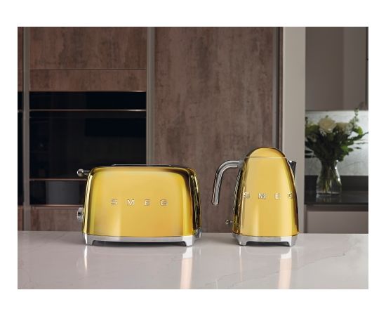 Smeg KLF03GOEU 50's Style Gold 1.7L 2400W Tējkanna