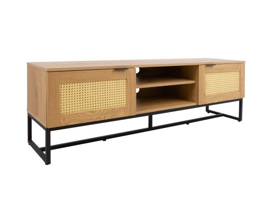 TV table SAILOR 150x40xH50cm, oak melamine oak