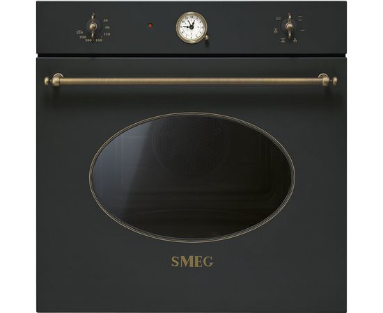 SMEG SF800AO Coloniale Anthracite Antique brass Cepeškrāsns