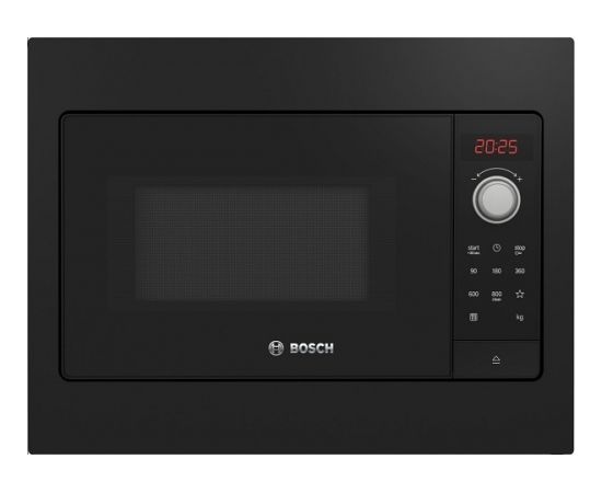 Bosch BFL523MB3 s2 mikroviļņu krāsns, iebūvējama, melna