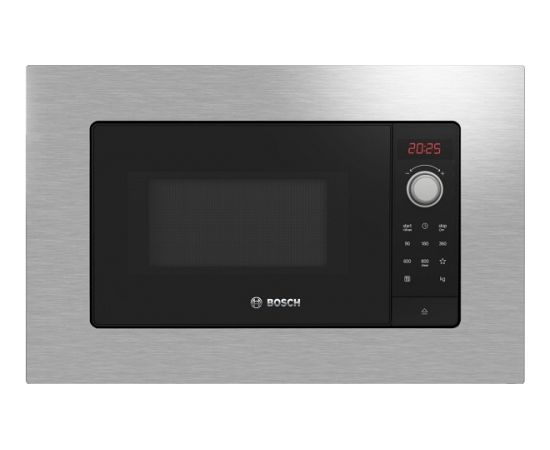 Bosch BFL623MS3 s2 mikroviļņu krāsns, iebūvējama, melna