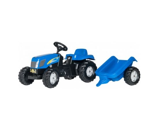 Rolly Toys Педальный трактор Rolly KID NH T7040 с прицепом (2,5-5 лет ) 013074