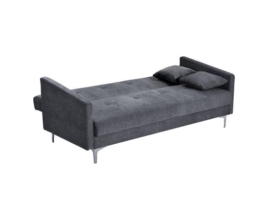 Dīvāns gulta LOGAN 199x86xH90cm, pārklājuma materiāls: audums, krāsa: pelēks