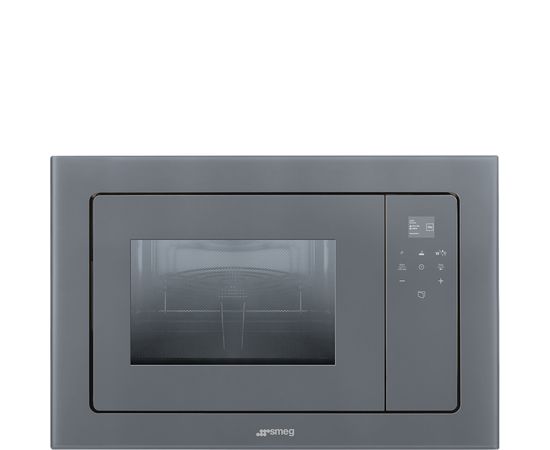 SMEG FMI120S2 Linea Silver 20L mikroviļņu krāsns, iebūvējama