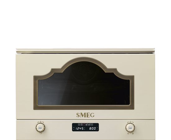 SMEG MP722PO Cortina Cream 22L mikroviļņu krāsns, iebūvējama