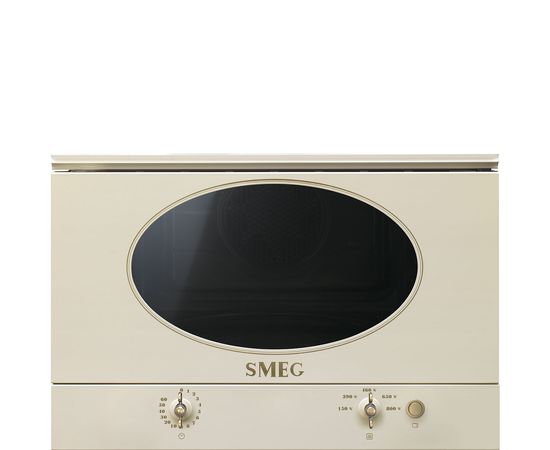 SMEG MP822NPO Coloniale Cream 22L mikroviļņu krāsns, iebūvējama