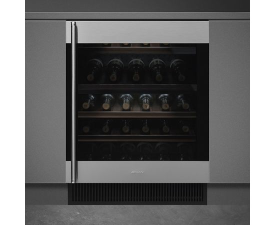 Smeg CVI338RX3 Classica Stainless steel Vīna dzesētājs, iebūvējams 82cm