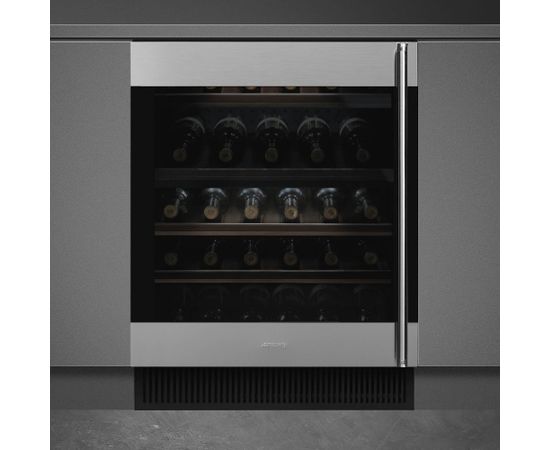 Smeg CVI338LX3 Classica Stainless steel Vīna dzesētājs, iebūvējams 82cm