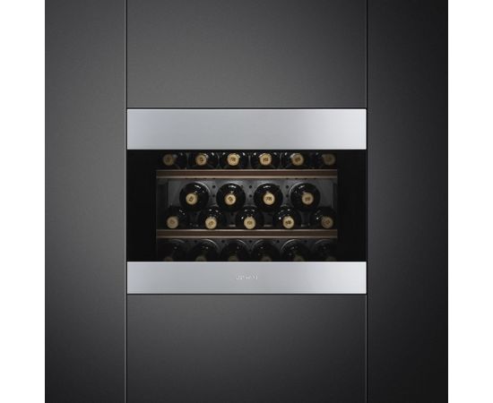 Smeg CVI321X3 Classica Stainless steel Vīna dzesētājs, iebūvējams