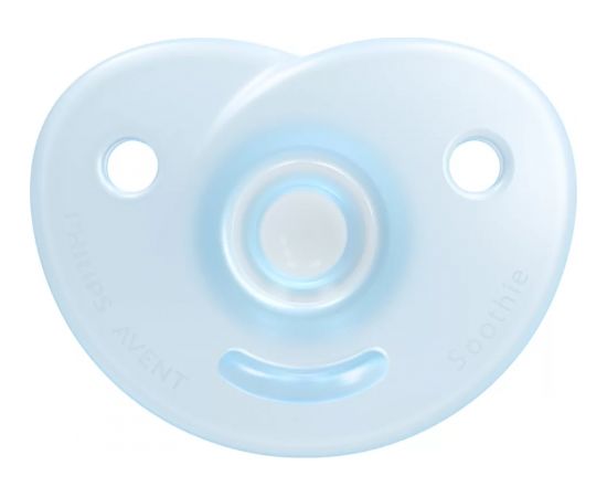 Philips Avent Soothie silikona māneklītis ar silikona vairogu, 0-6M, 2 gab., zēniem - SCF099/21