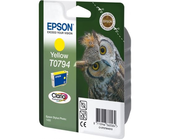 Epson Singlepack Yellow T0794 Claria Photographic Ink Yellow