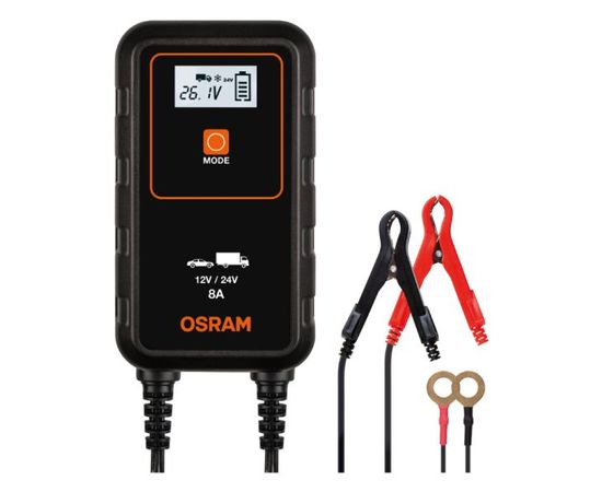 Akumulatoru lādētājs OSRAM BATTERY charge OEBCS908 8A 12/24V