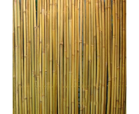 Perforēts bambusa žogs IN GARDEN 2x3m, dabīgais bambuss D14/16 mm, stieple iekšpusē