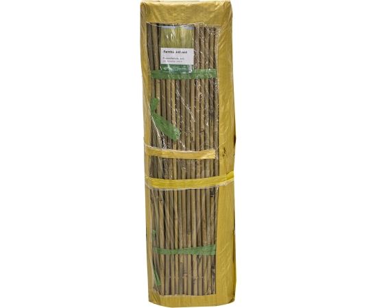 Perforēts bambusa žogs IN GARDEN 1x3m, dabīgais bambuss D14/16 mm, stieple iekšpusē