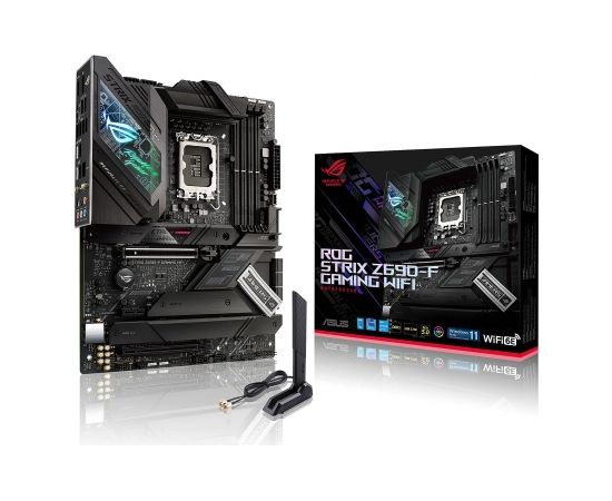 Asus ROG STRIX Z690-F GAMING WIFI Processor family Intel, Processor socket LGA1700, DDR5 DIMM, Memory slots 4, Supported hard disk drive interfaces 	SATA, M.2, Number of SATA connectors 4, Chipset  Intel Z690, ATX