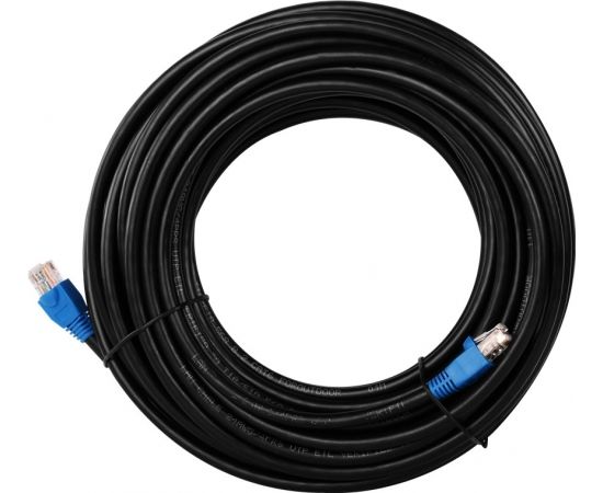 Goobay CAT 6 Outdoor-patch cable, U/UTP 94393 30 m, Black