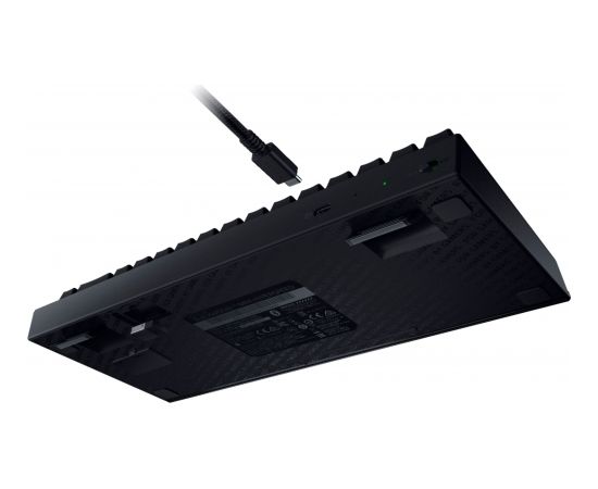 Razer BlackWidow V3 Mini HyperSpeed  Mechanical Gaming Keyboard, RGB LED light, QWERTY US International, Wireless, Black,  Green Switch