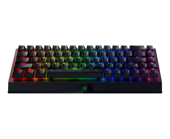 Razer BlackWidow V3 Mini HyperSpeed  Mechanical Gaming Keyboard, RGB LED light, QWERTY US International, Wireless, Black, Yellow Switch