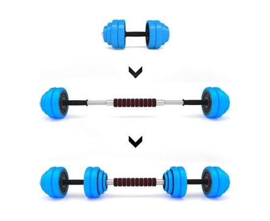 Hanteļu un stieņa komplekts SGG30BAR 30KG HMS