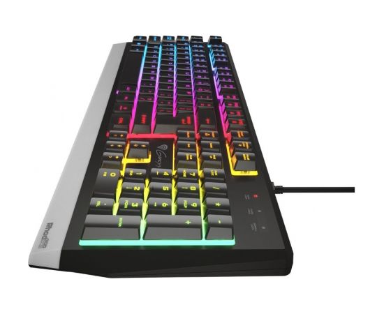 Genesis Rhod 300 RGB Gaming keyboard, RGB LED light, US, Black, Wired