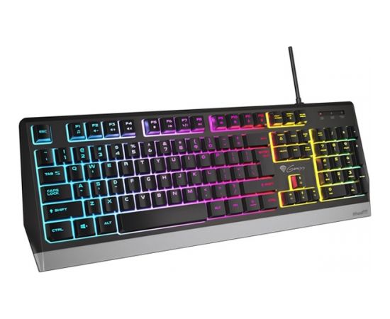 Genesis Rhod 300 RGB Gaming keyboard, RGB LED light, US, Black, Wired