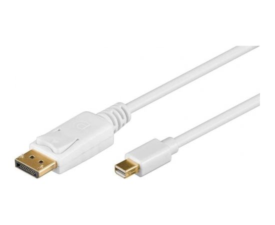 Goobay Mini DisplayPort adapter cable 1.2 52858 1 m, Gold-Plated connectors