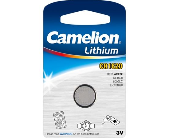 Camelion CR1620, Lithium, 1 pc(s)