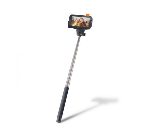 Setty Bluetooth Selfie Stick 100 cm ar pogu statīvā  Melns
