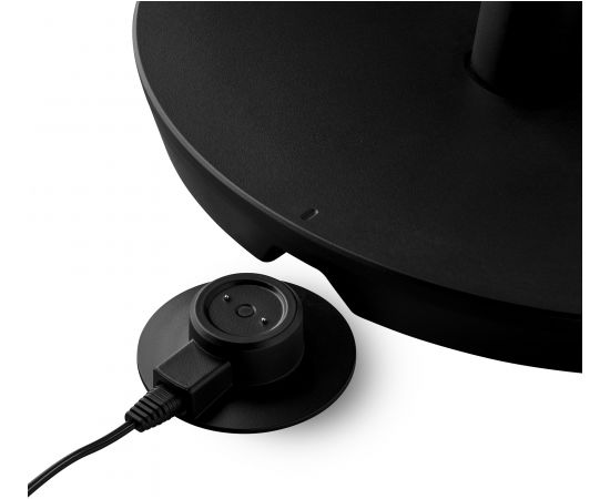 Duux Smart Fan Whisper Flex Smart Black with Battery Pack Stand Fan, Timer, Number of speeds 26, 2-22 W, Oscillation, Diameter 34 cm, Black Ventilatori