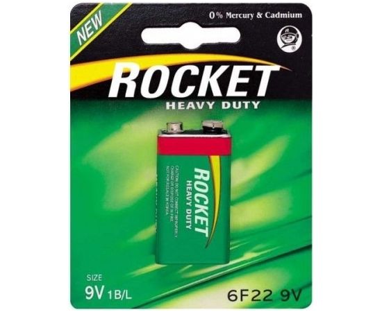 Rocket 6F22-1BB (9V) Блистерная упаковка 1шт.