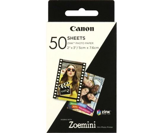 Canon фотобумага Zink ZP-2030 50 страниц