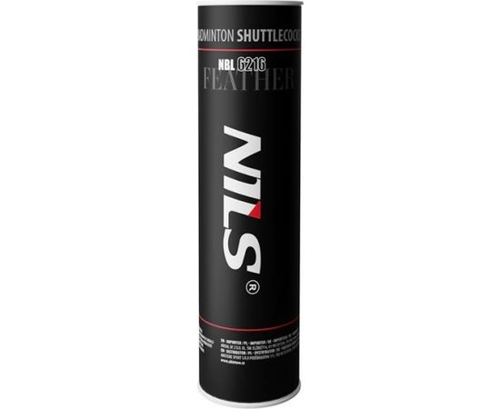 NBL6216 Badmintona Volāni DAUDZKRĀSU 6 GAB. NILS Badmintona piederumi