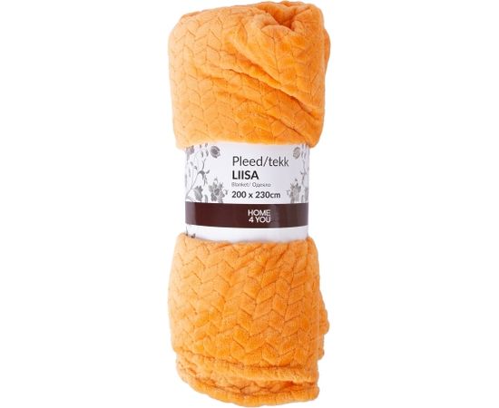 Pleds LIISA XL, 200x230cm, orange
