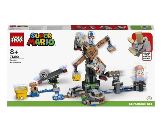 LEGO Super Mario Reznor nokdauna paplašinājuma maršruts, no 8+ gadiem (71390)