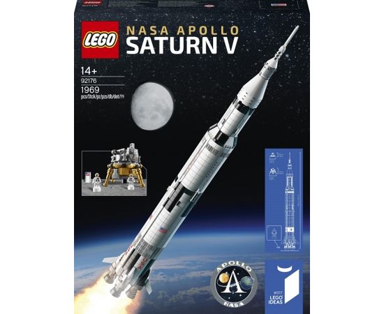 LEGO Ideas raķete Nasa Apollo Saturn V (92176)