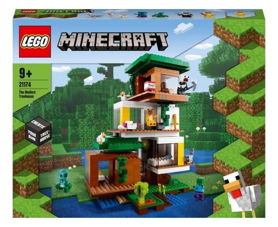 LEGO Minecraft Mūsdienīgā māja kokā (21174)