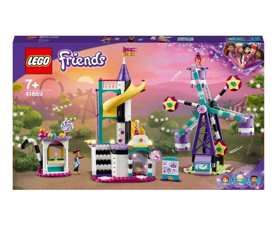 LEGO Friends Maģiskais panorāmas rats un slidkalniņš, no 7+ gadiem (41689)