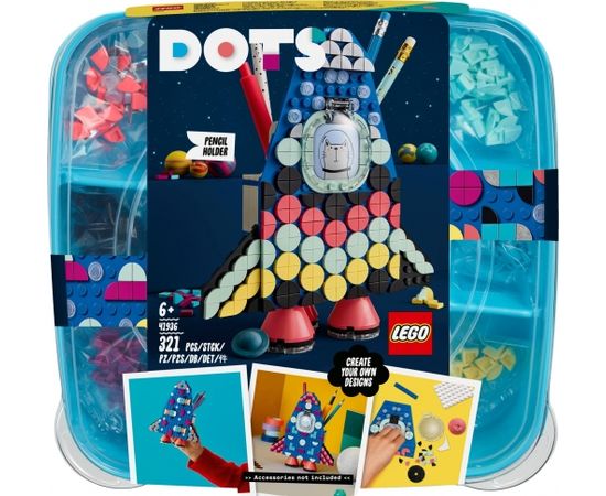 LEGO  DOTS Zīmuļu trauks, no 6+ gadiem (41936) Lego DOTS
