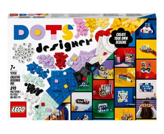 LEGO DOTS Radošā dizainera kārba, no 7+ gadiem  41938